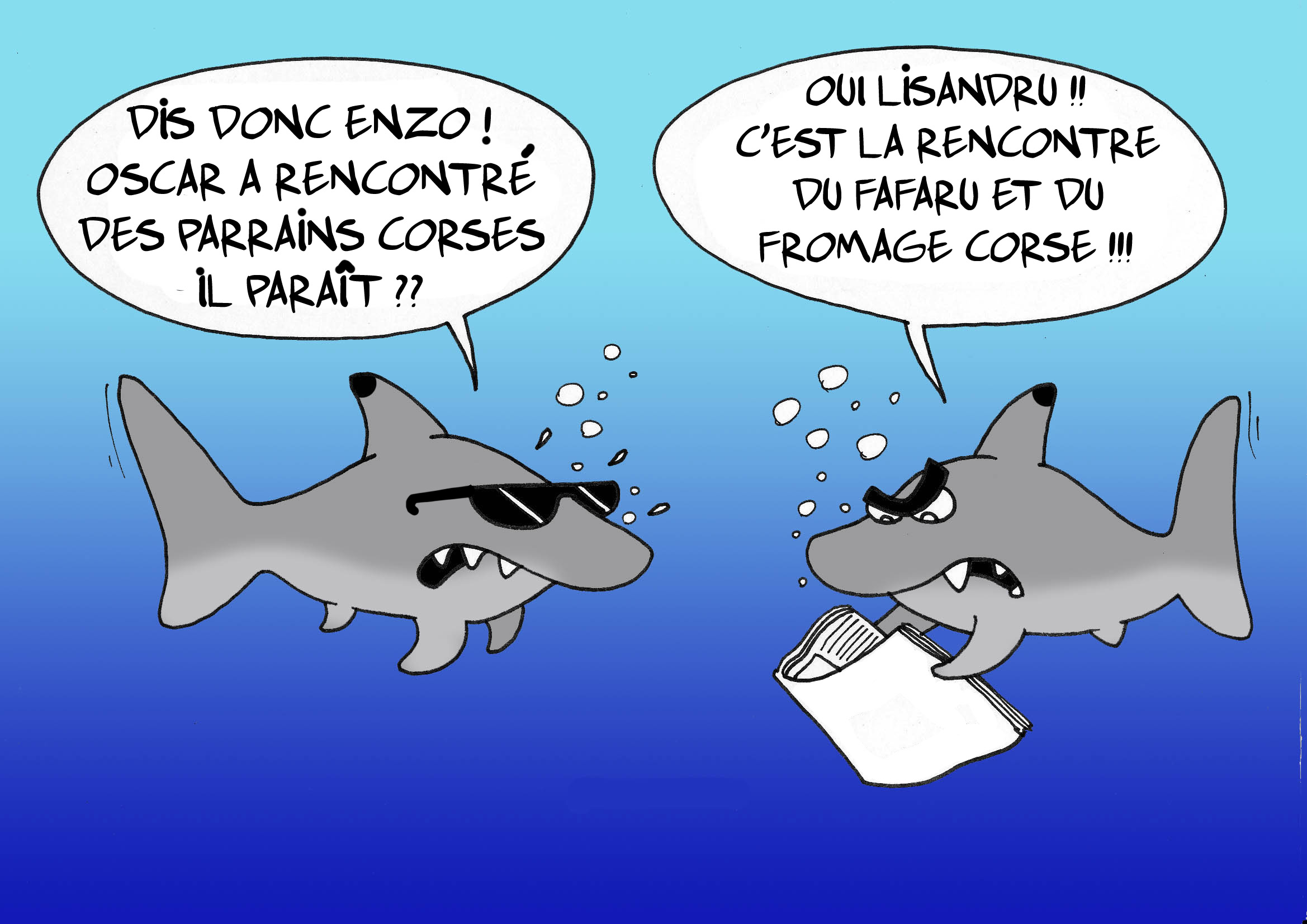 "Oscar en Corse " vu par Munoz