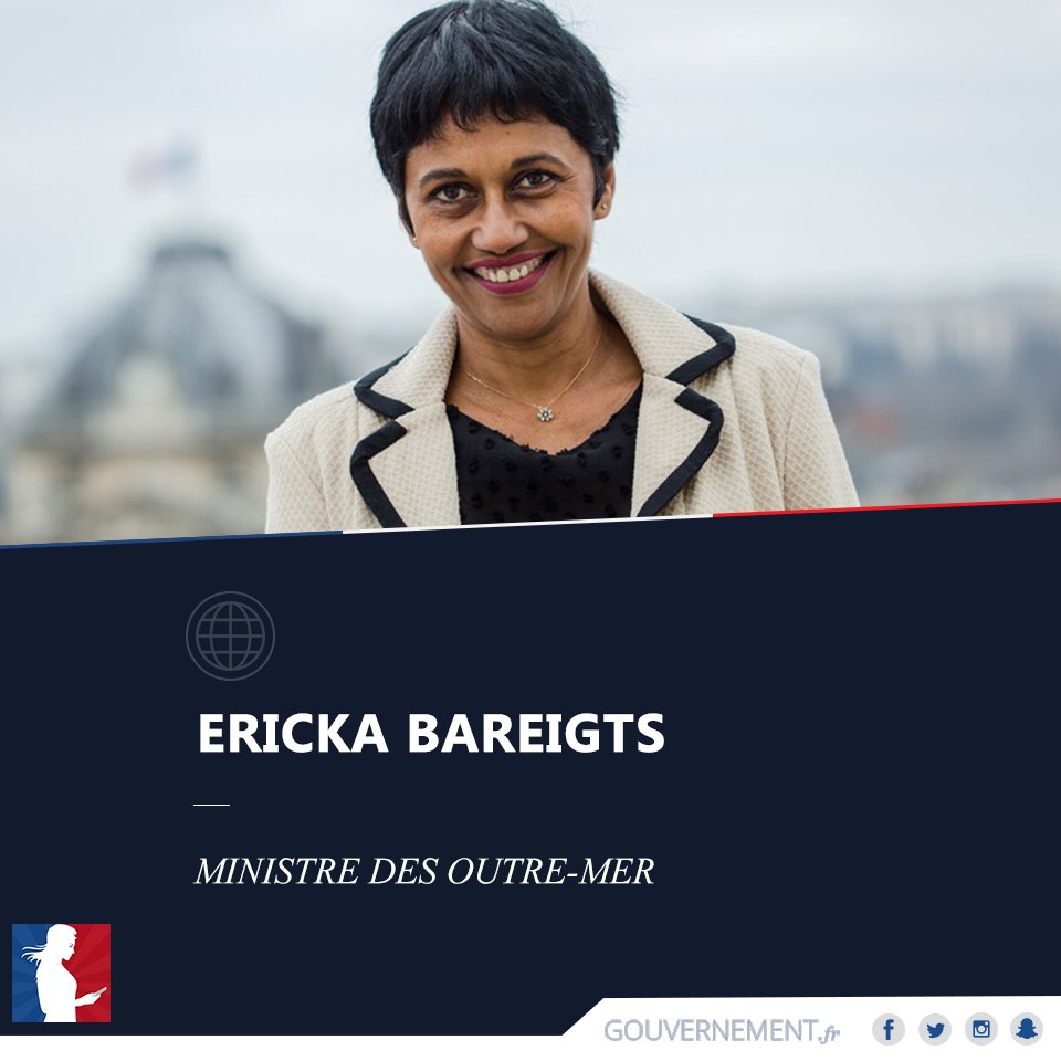 Ericka Bareigts devient la première ministre des Outre-mer réunionnaise