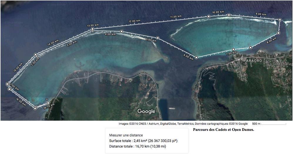 Le parcours des femmes et des cadets s'étend sur 16 kms