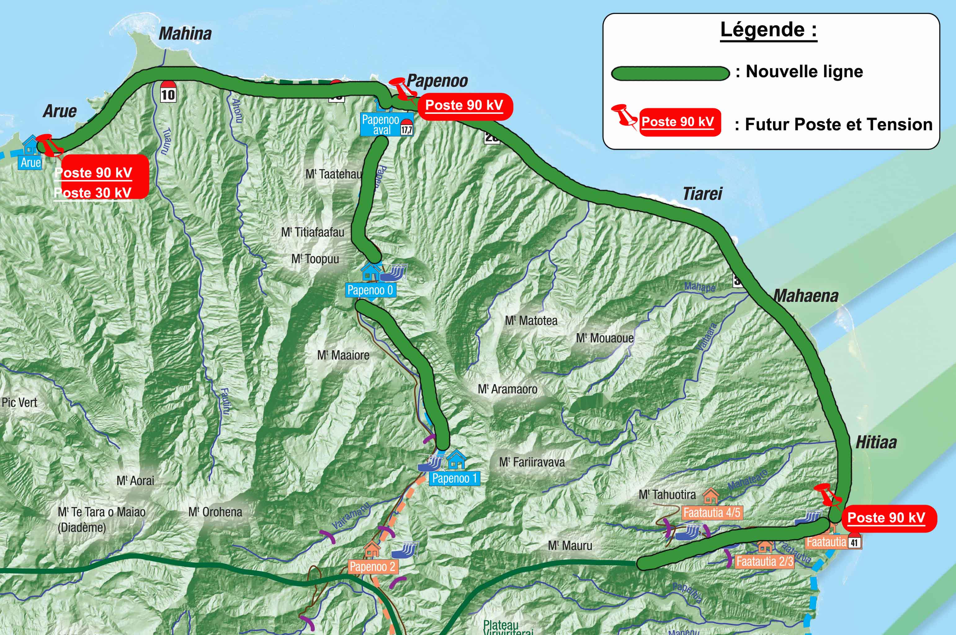 La TEP prépare les aménagements de la côte Est