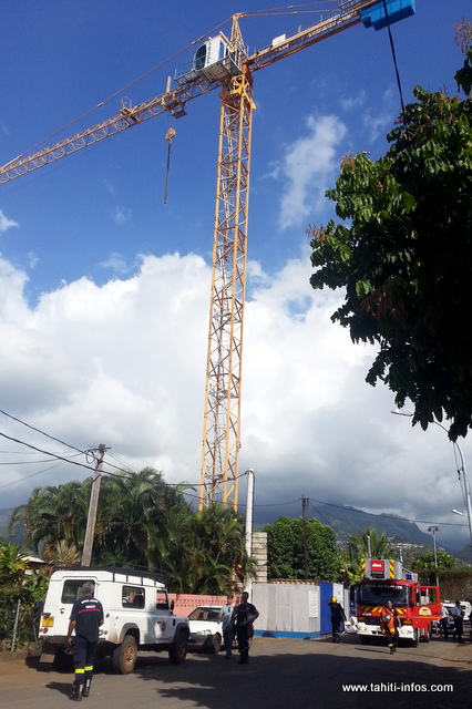 Intervention de la police et des secours, rue Jacques Moerenhout, cet après-midi.