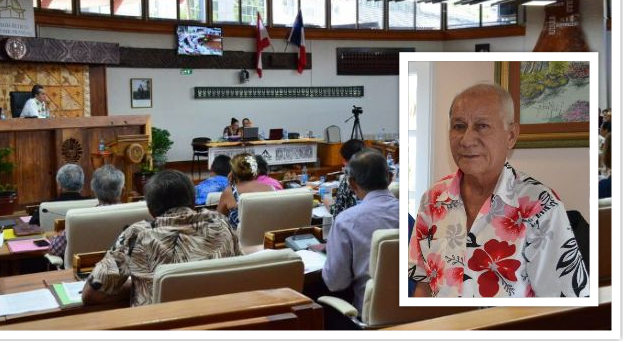 Jacquie Graffe est un des vice-présidents du Tapura Huiraatira.