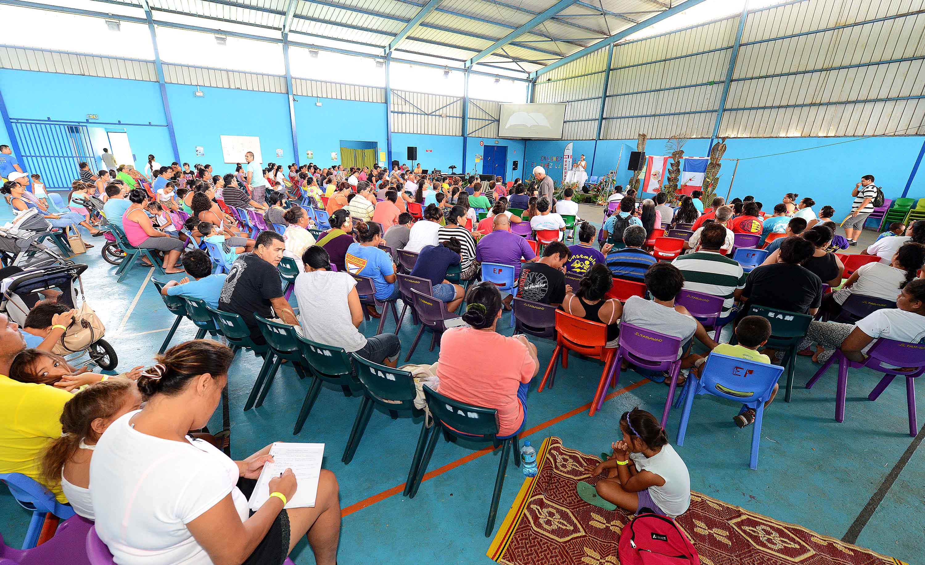 L’Eglise adventiste en retraite à Tautira
