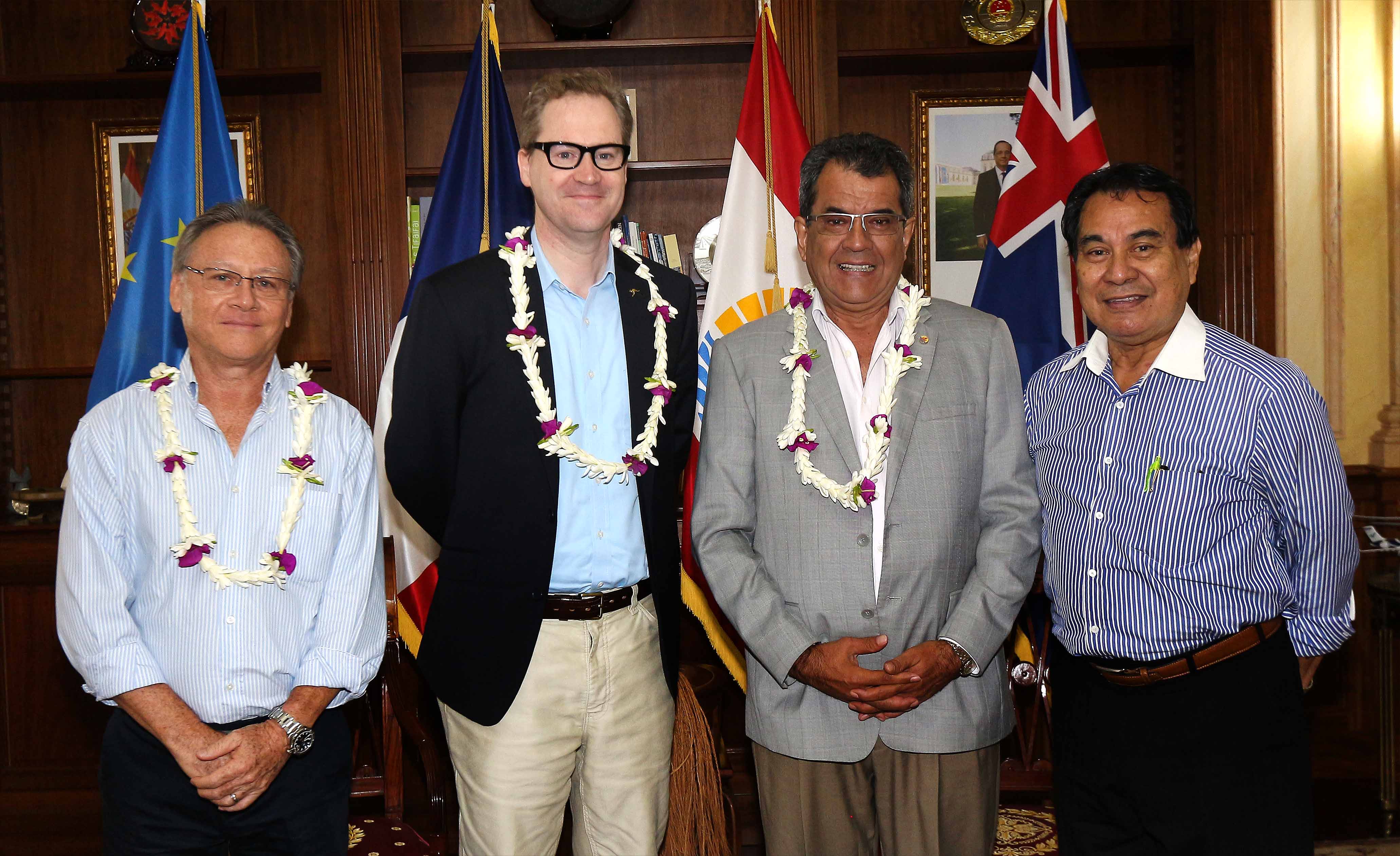 Edouard Fritch s’entretient avec le consul général d’Australie  