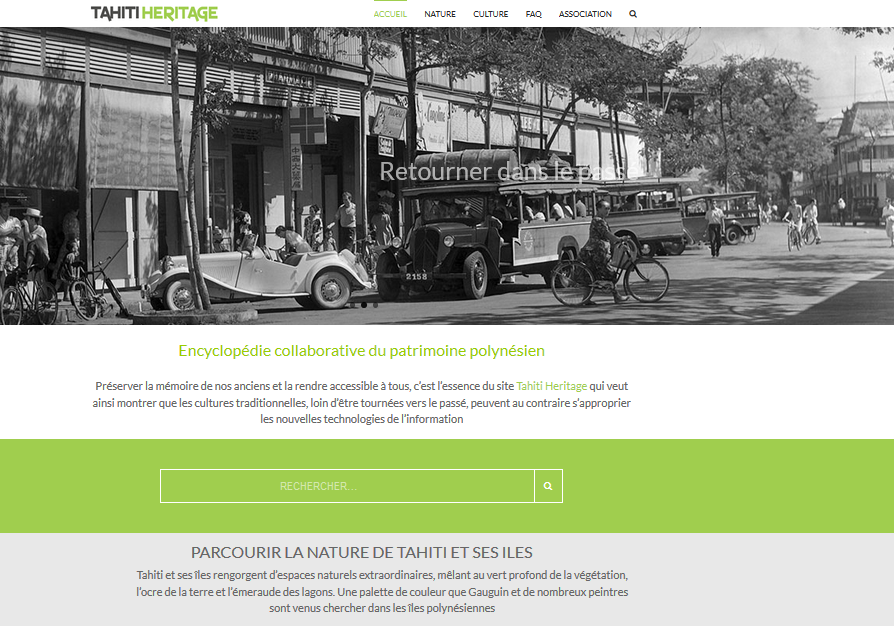 Les photos de Tahiti antan, rassemblées par Tahiti Héritage, sont très appréciées par les internautes.