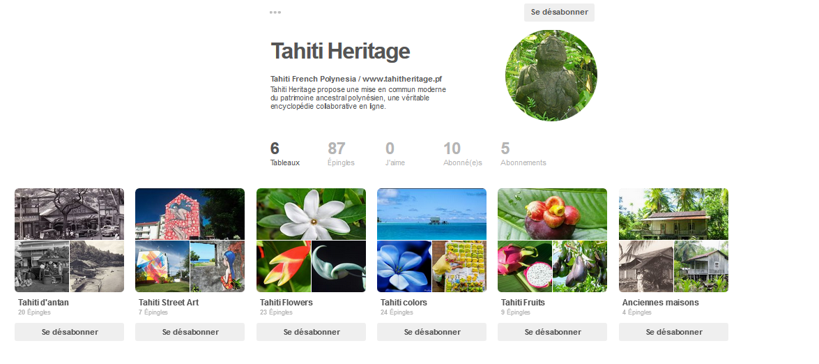Tahiti Heritage publie ses photos sur Pinterest.