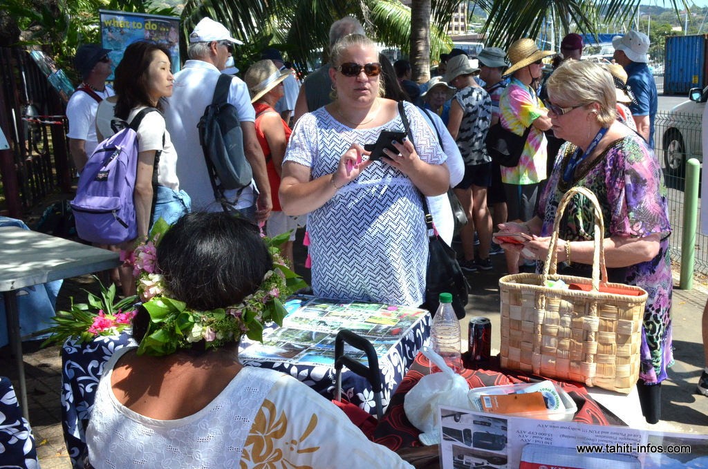 Lundi, le Soleal et le Radiance of the sea ont fait escale à Papeete avec leurs 2414 passagers.