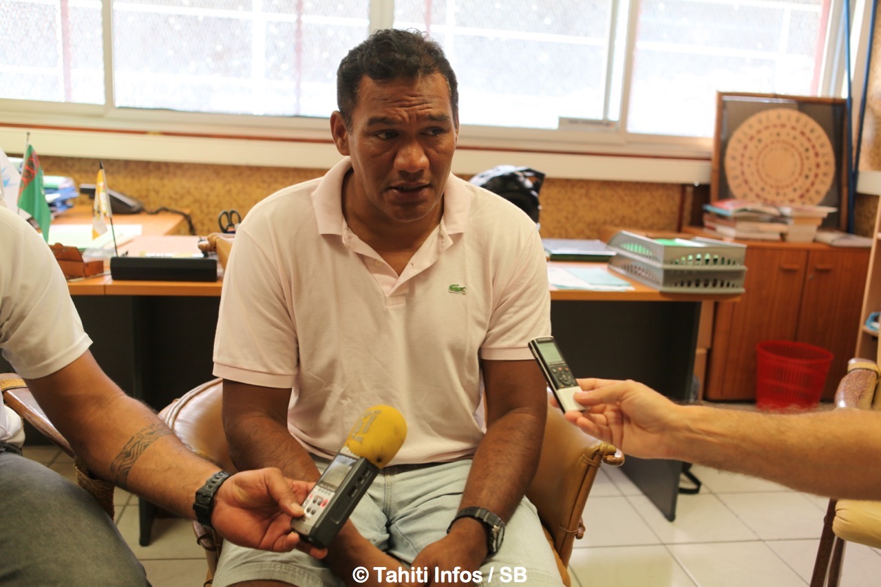 M. Tauhiti Nena au siège du COPF