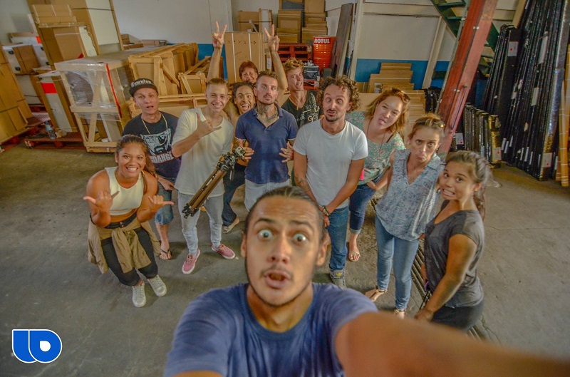 Kurahei Bennett a tourné son premier clip avec Tommy Driker et une équipe de danseurs.