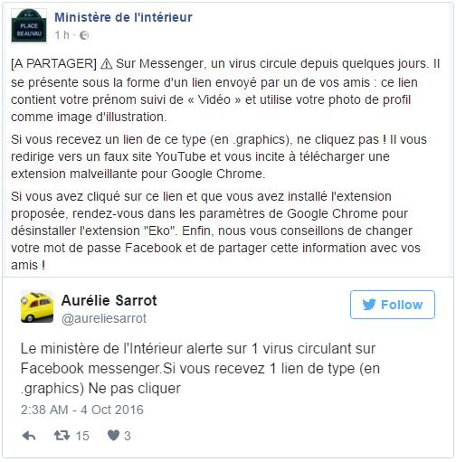 Le virus Eko pirate les messageries Facebook. Voici comment l'éviter.