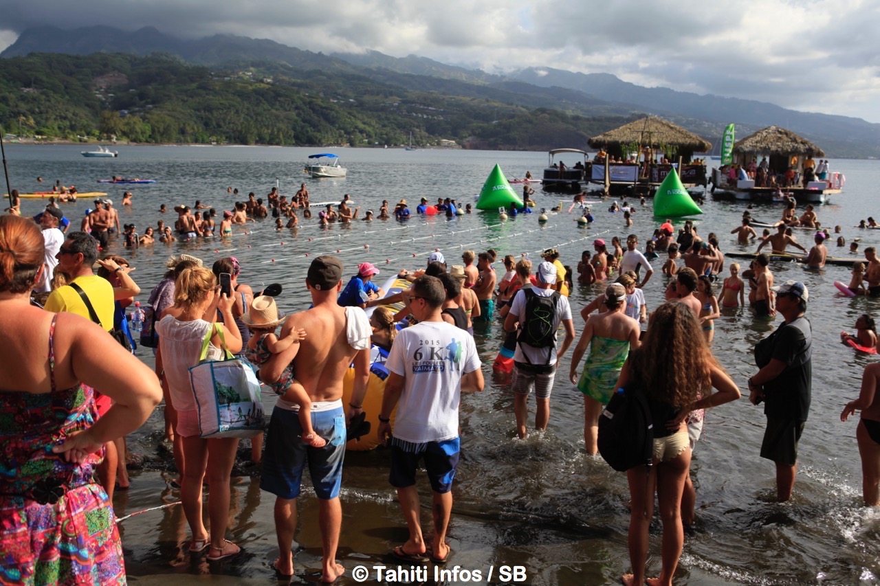 Le plan d'eau de la Pointe Vénus était en effervescence