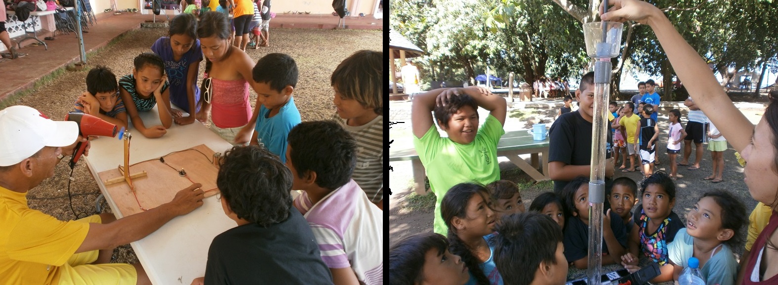 Venez découvrir par l'expérience comment fonctionnent les énergies renouvelables. Ici l'éolienne et le barrage hydroélectrique.