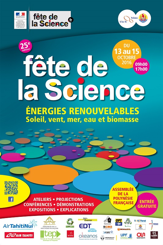 Top départ pour la Fête de la Science 2016
