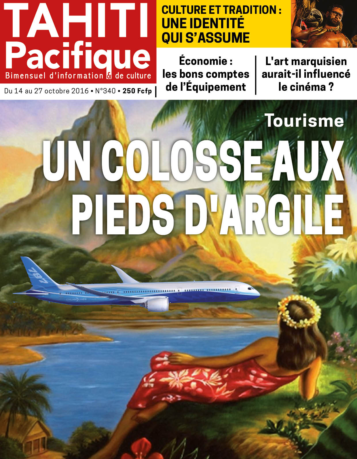A la Une du Tahiti Pacifique d'aujourd'hui