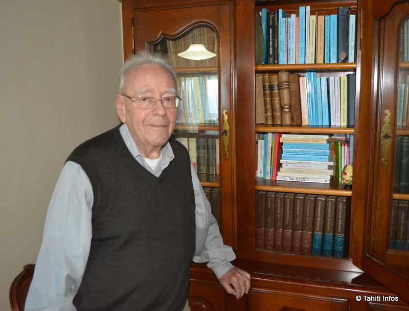 A 91 ans, l'ethnologue Jean Guiart est un auteur et éditeur extrêmement actif.
