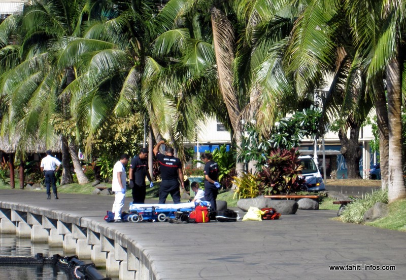 Un SDF malvoyant termine à l'eau et manque de se noyer sur le front de mer de Papeete