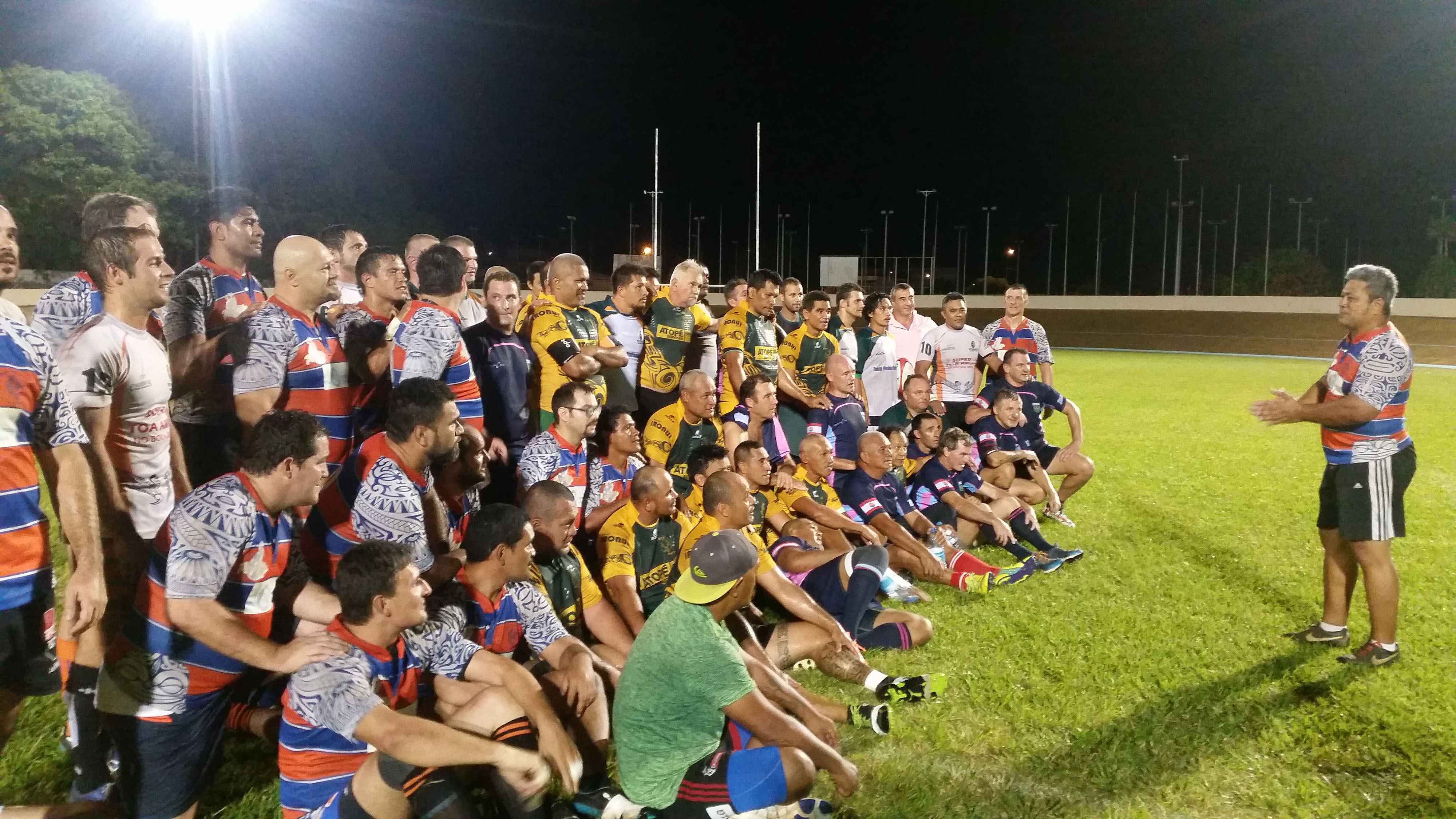 Les vétérans du rugby étaient à l'honneur samedi dernier à Fautaua