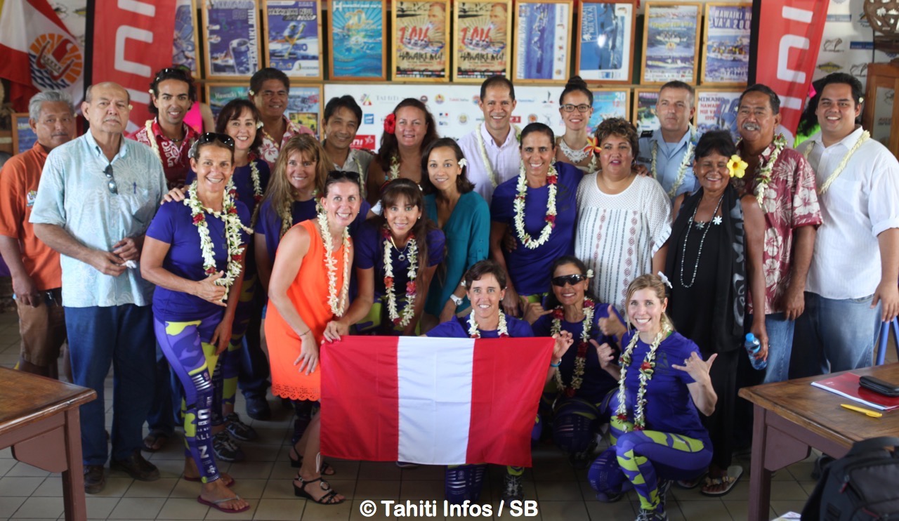L'équipage féminin péruvien était présent