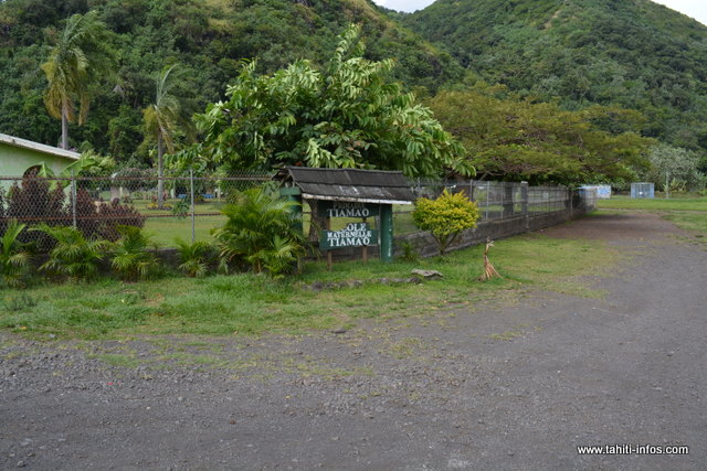 Selon le maire de Papara, la commune devrait être propriétaire du terrain de l'école de Tiamao, l'an prochain