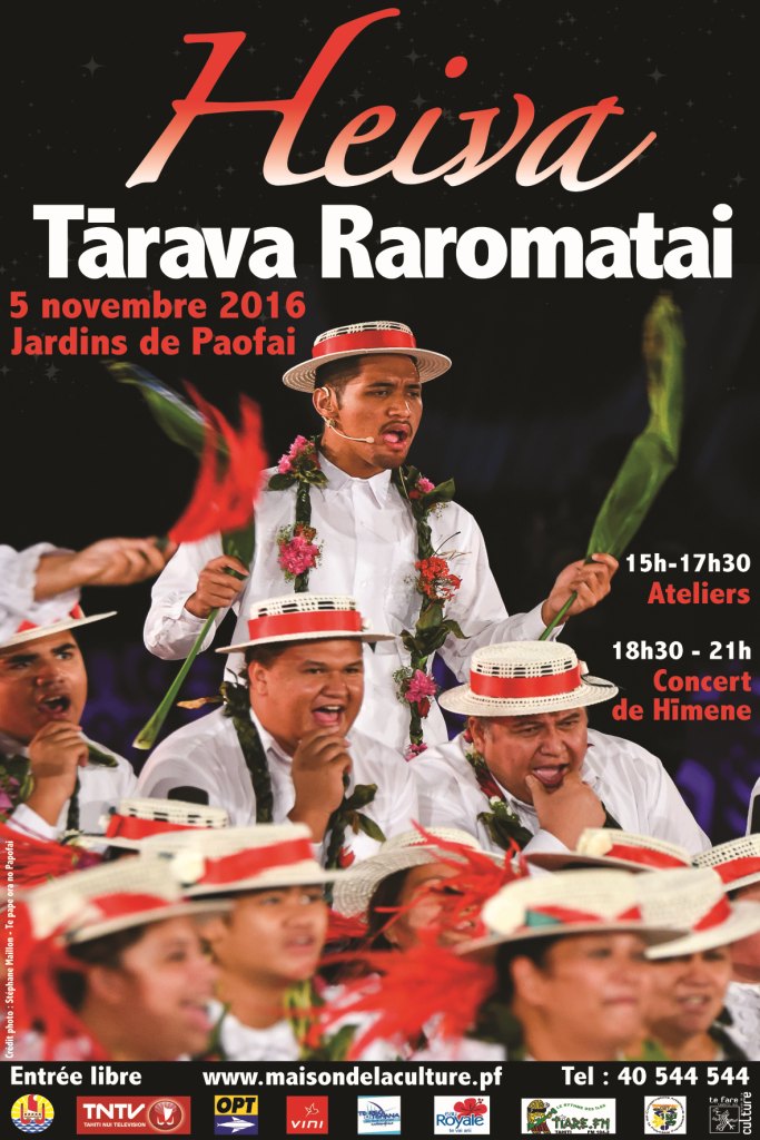 Seconde édition du Heiva Tarava Raromatai aujourd'hui