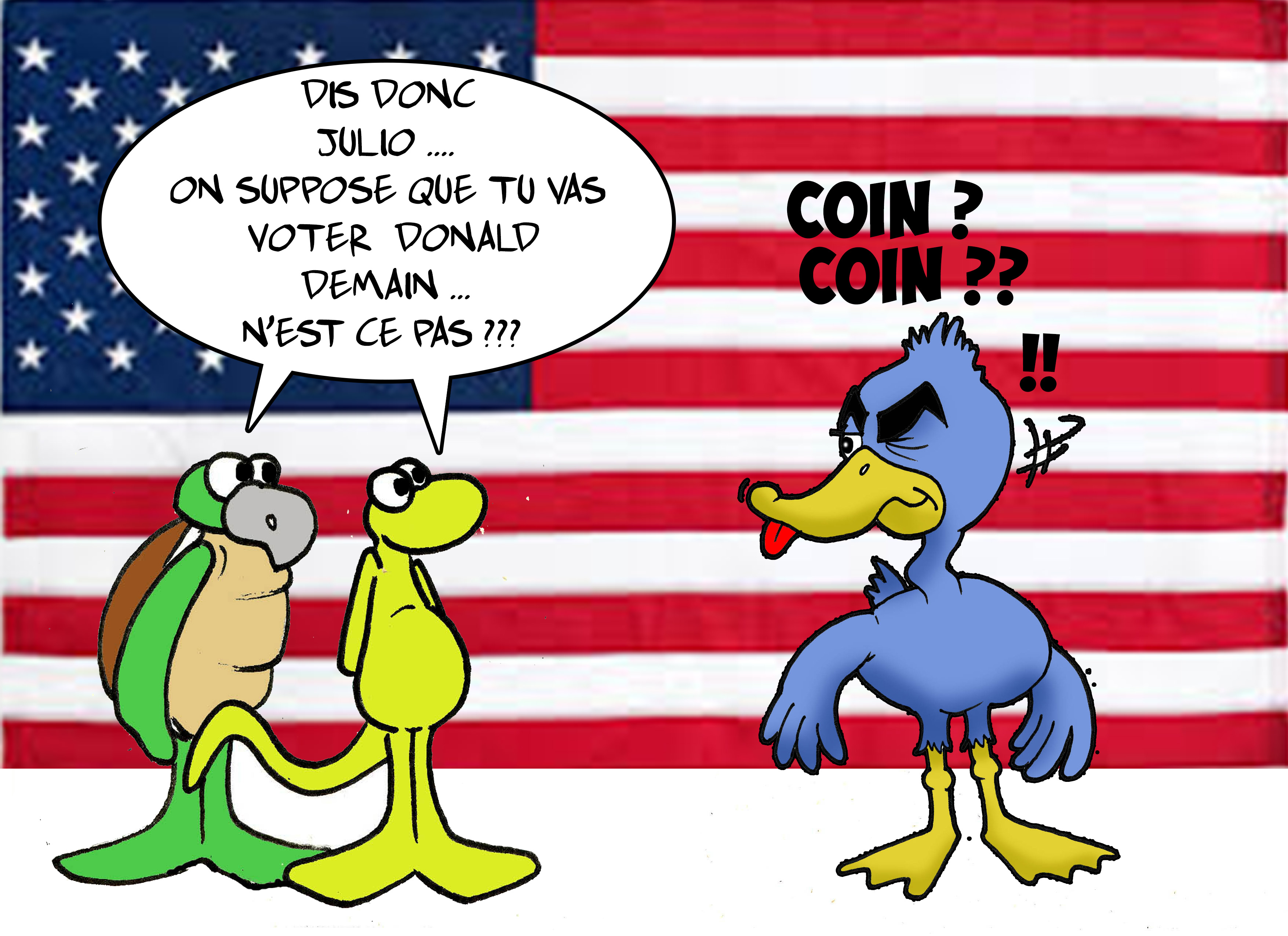 " Les élections américaines " vu par Munoz