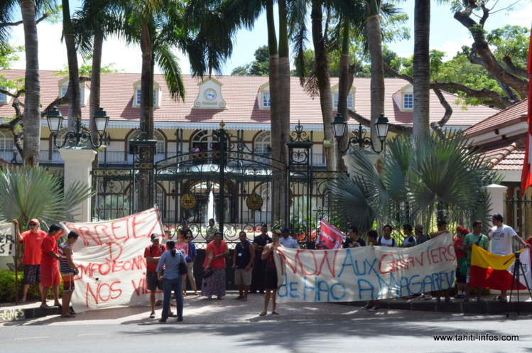Même si l'ambiance serait sur le point de s'apaiser du côté de Rikitea. À Tahiti, les membres de l'association veulent toujours rencontrer le président du Pays, Edouard Fritch (photo d'archives).