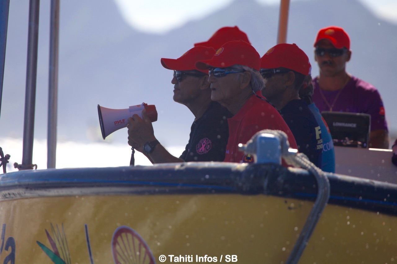 Albert Moux voue une véritable passion pour le va'a