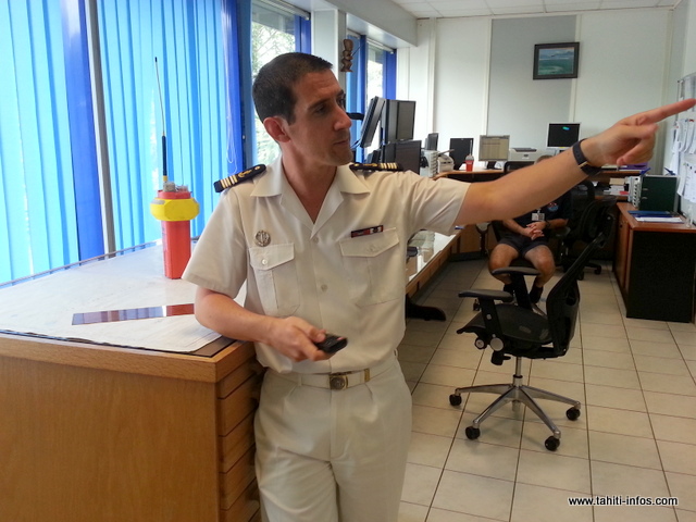 Clément Jacquemin, administrateur en chef des affaires maritimes et directeur du JRCC (centre de coordination de sauvetage aéro-maritime).