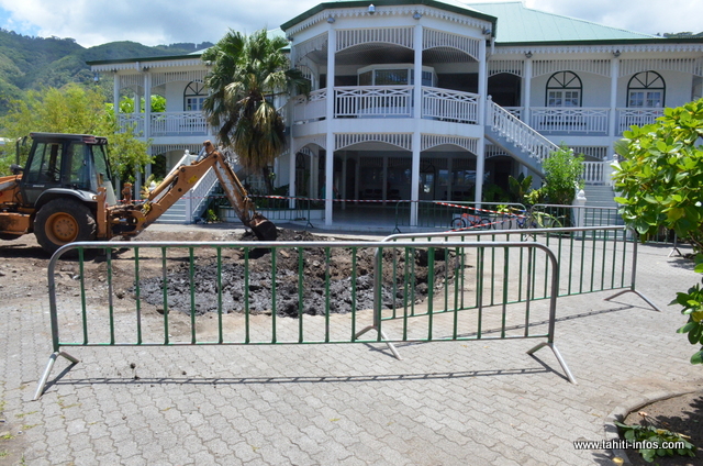 La mairie de Paea aura bientôt un nouvel espace vert.