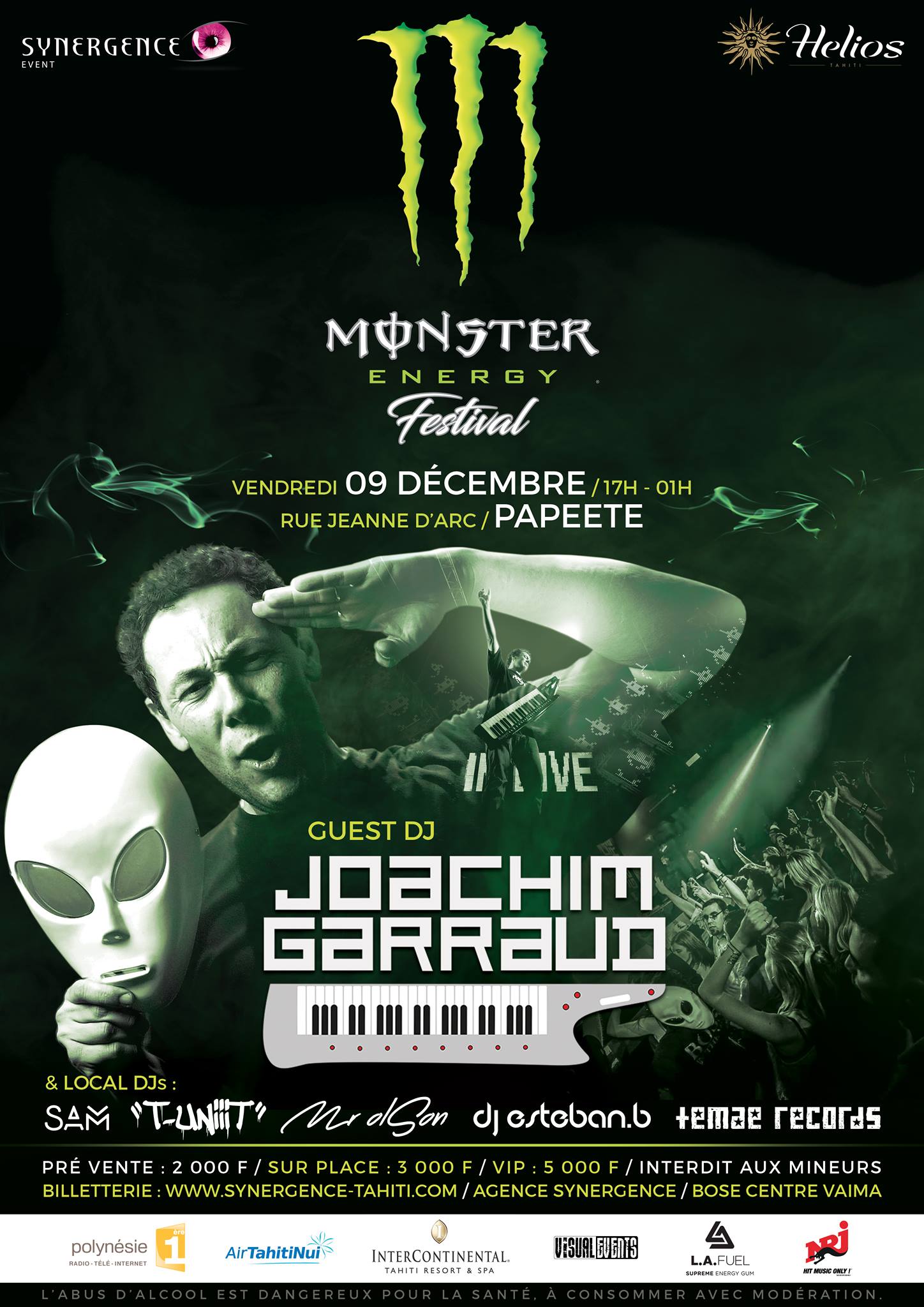 Un festival électro avec Joachim Garraud en pleine rue de Papeete !
