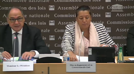 Maina Sage était le rapporteur de la proposition de loi de Lana Tetuanui en commission