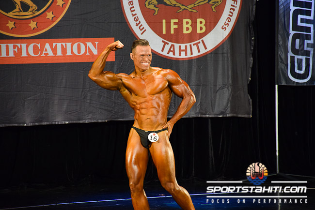 Oleg Léontieff, 2e à la dernière IFBB Tahiti Nui Cup