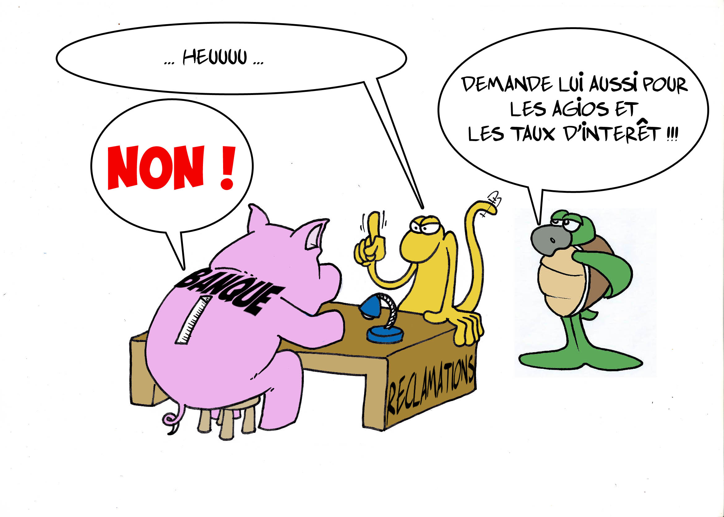 " Les banques " par Munoz