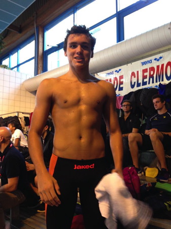 Un bilan positif pour le jeune nageur du CNP, Nicolas Vermorel