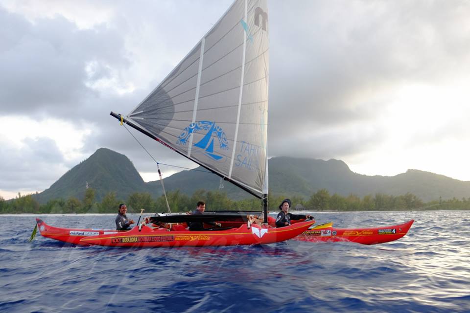 Holopuni Moorea remporte l'étape la plus longue, 169 km entre Moorea et Huahine