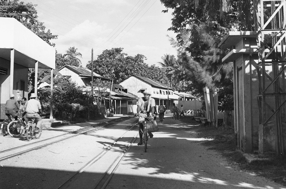 Le village de Vaitepua en 1962 Photo Molet
