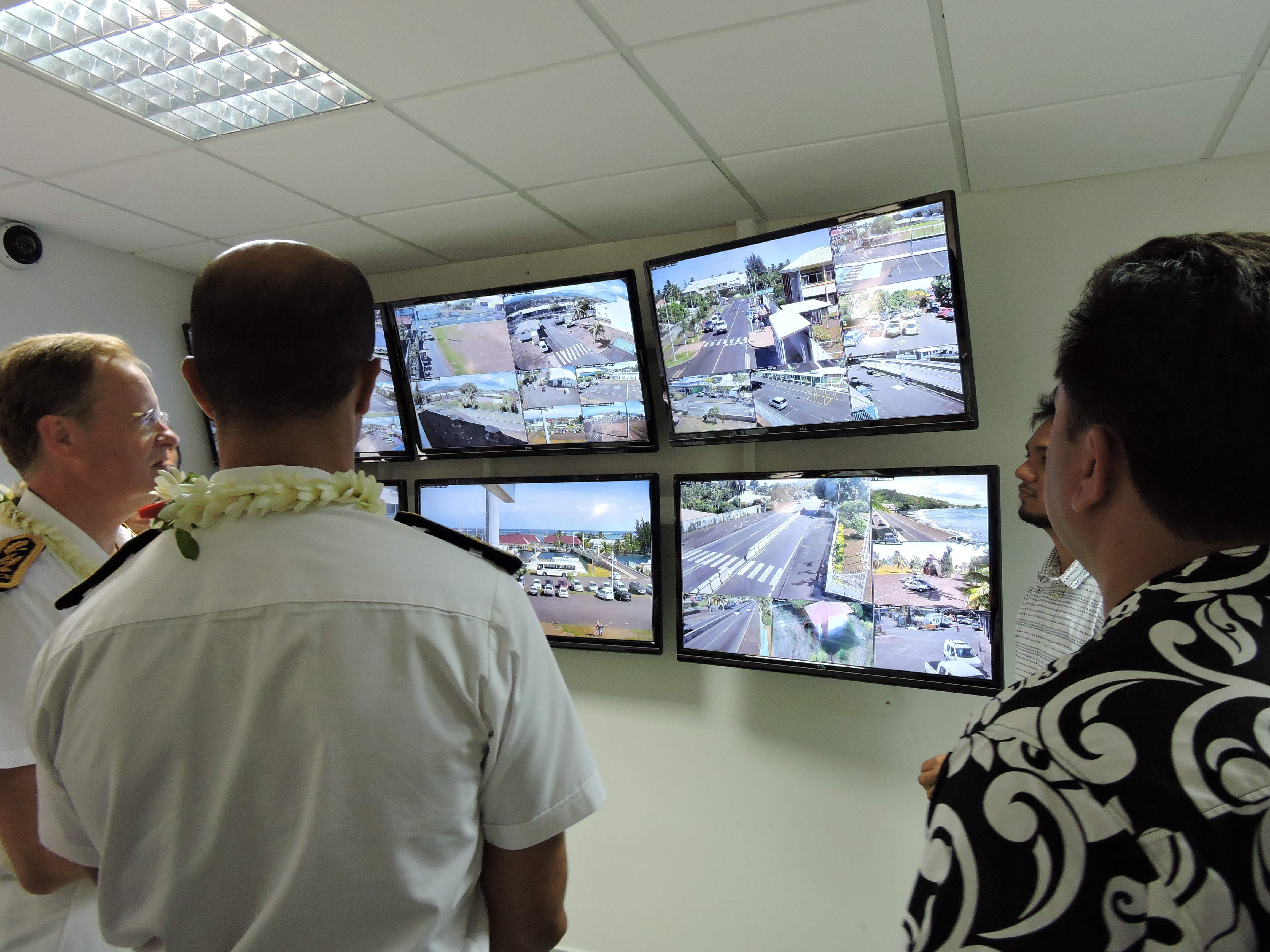 Les caméras peuvent être pilotées à distance par les policiers municipaux.