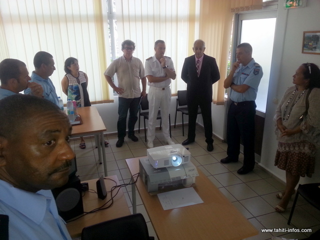 Les partenaires de l'opération ont présenté la campagne ce matin à la caserne de gendarmerie Bruat à Papeete.