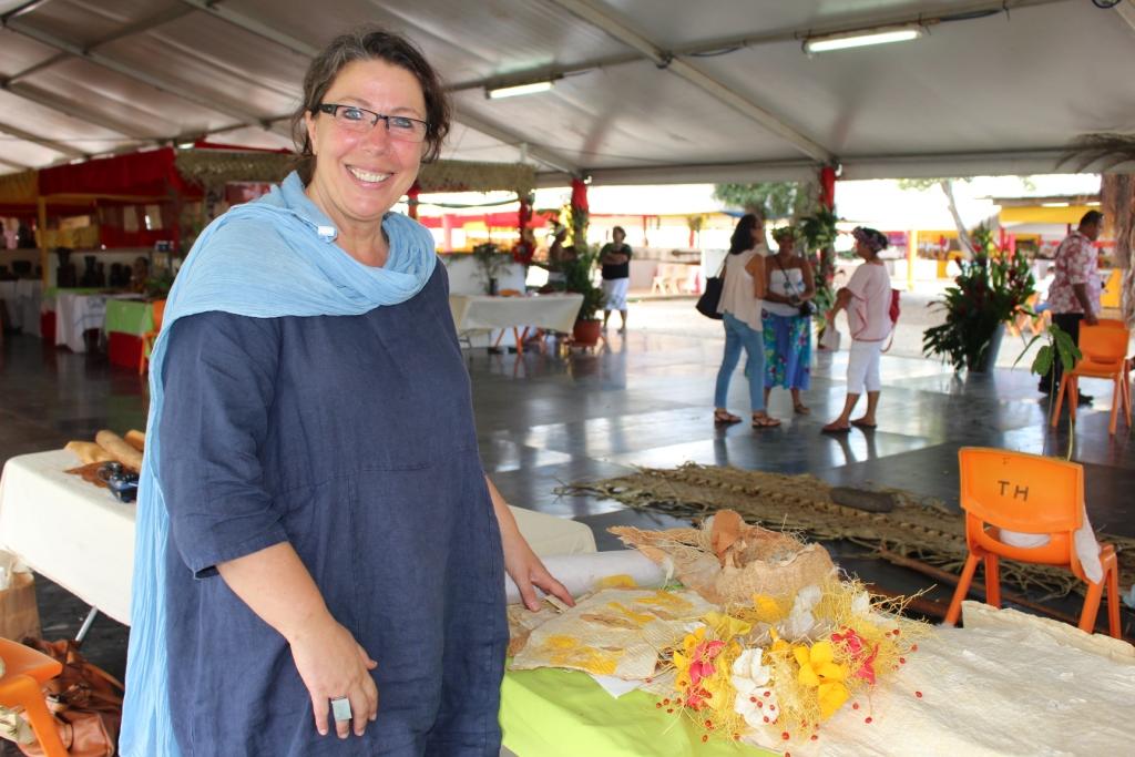 "L’idée", explique Isabelle Arciero-Mahier, peintre, plasticienne et créatrice de textile, "était de voir si l’on pouvait mêler nos savoir-faire et, à travers eux, les matières premières que nous utilisions.