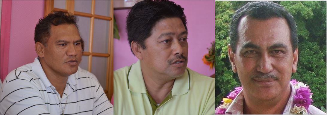 Voici les trois candidats de Tau Hoturau.