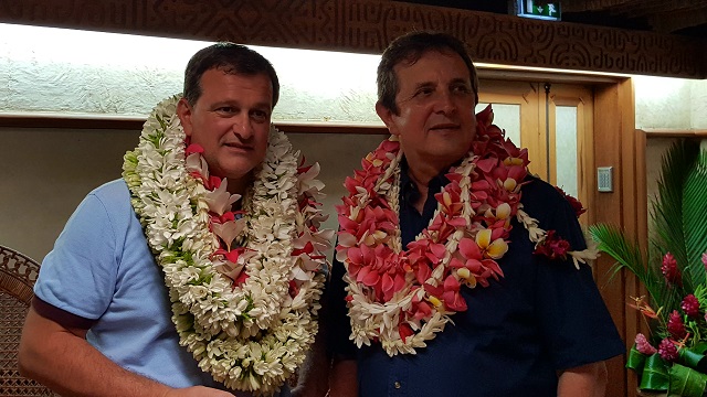 Louis Aliot, vice-président du Front national, est à Tahiti