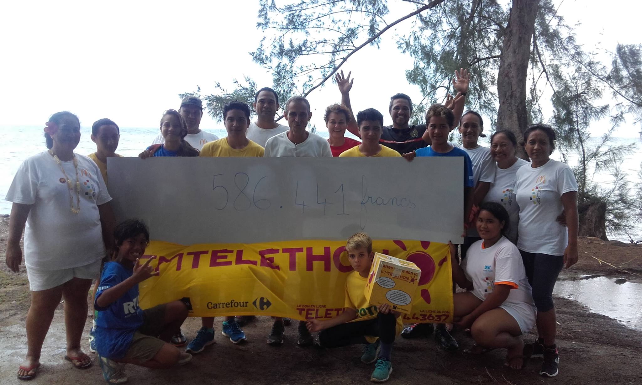 Cette année, l'association des jeunes sapeurs-pompiers et le collège de Paopao ont récolté plus de 200 000 francs en plus par rapport à l'année dernière.