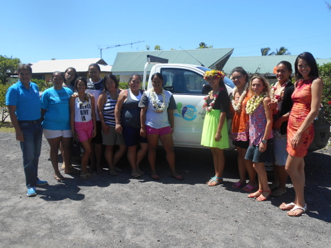 Des stagiaires du Sefi ont visité la Polynésienne des eaux