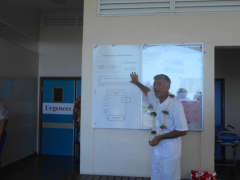 Pour le Docteur Philippe Biarez, responsable des formations sanitaires de Moorea-Maiao, l’ouverture de cette unité est indispensable  pour un meilleur tri des patients vu le  nombre limité de son personnel