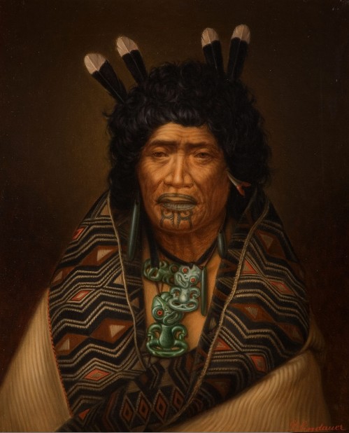 Rangi Topeora, huile sur toile, Auckland Art Gallery Toi o Tamaki, don de Mr. H E Partridge, 1915.