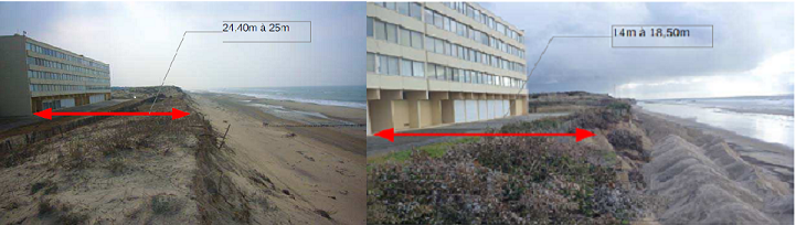 Un nouveau rapport confirme et précise l'érosion du littoral aquitain