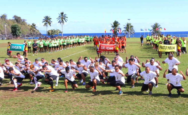 Les délégations lors de la cérémonie d'ouverture.