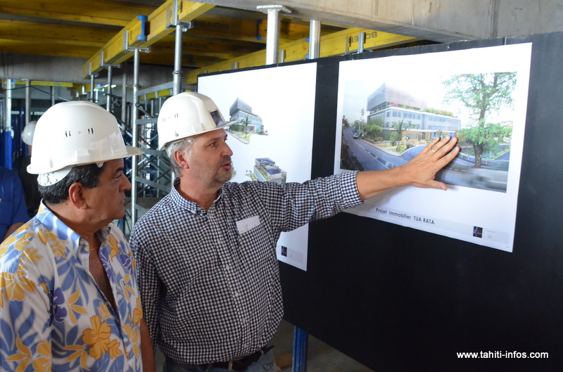 L’immeuble Tua Rata sort de terre à Faa’a