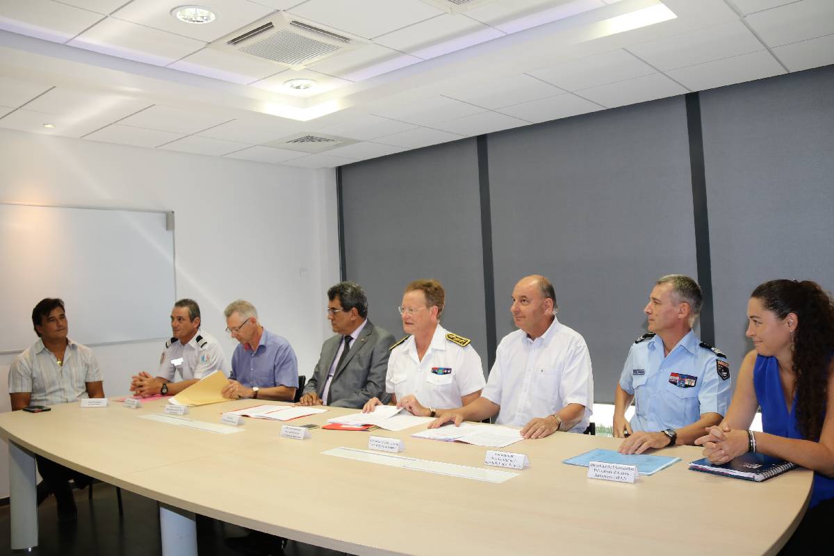 Les partenaires du dispositif, déployé dans le cadre du plan de prévention de la délinquance adopté en mars dernier par les autorités de l'Etat et du Pays.