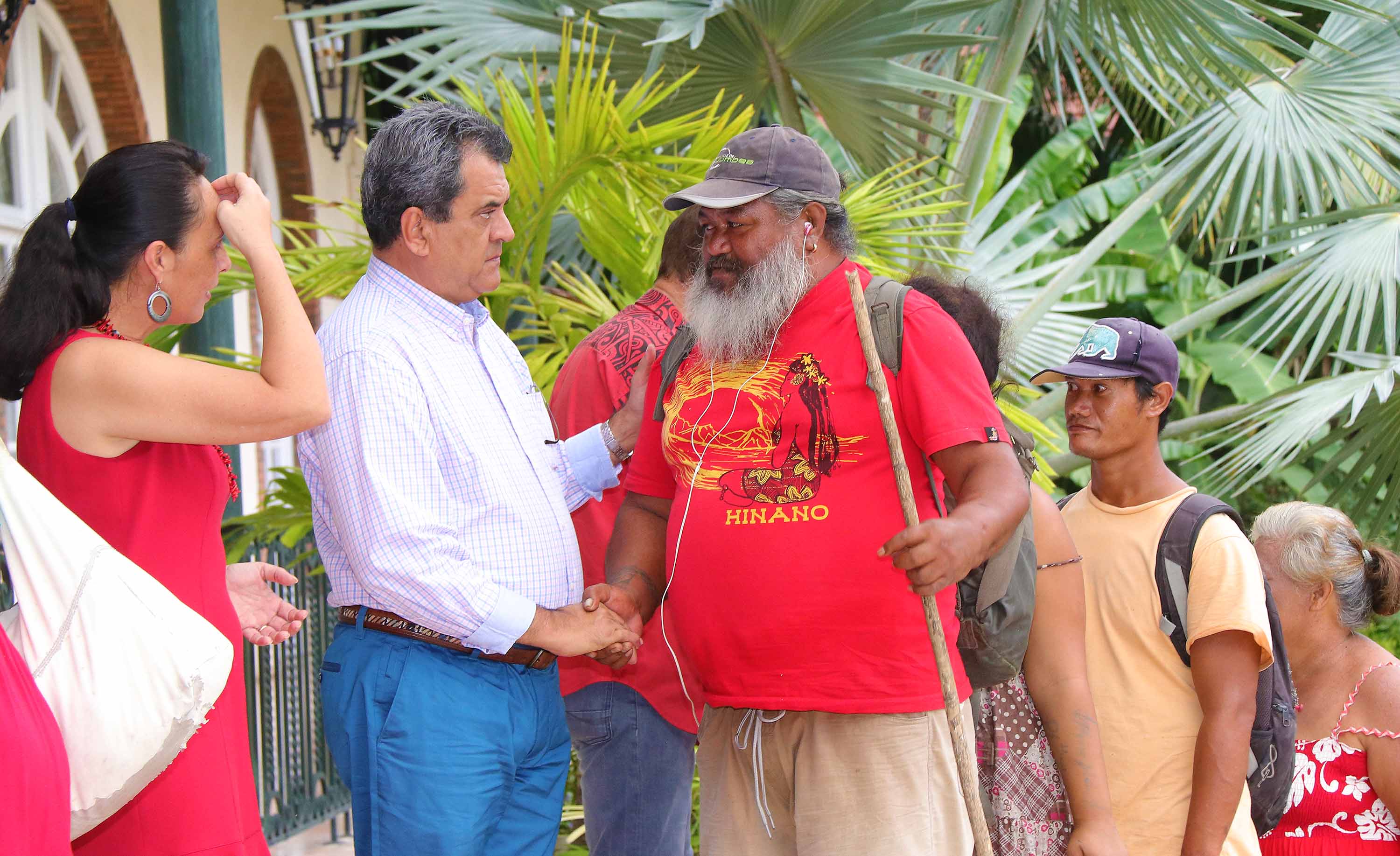 Repas à la présidence pour des personnes sans domicile fixe  